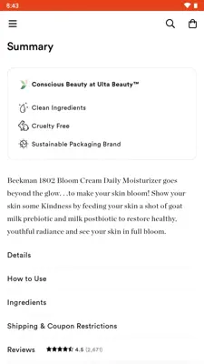 Ulta Beauty android App screenshot 6